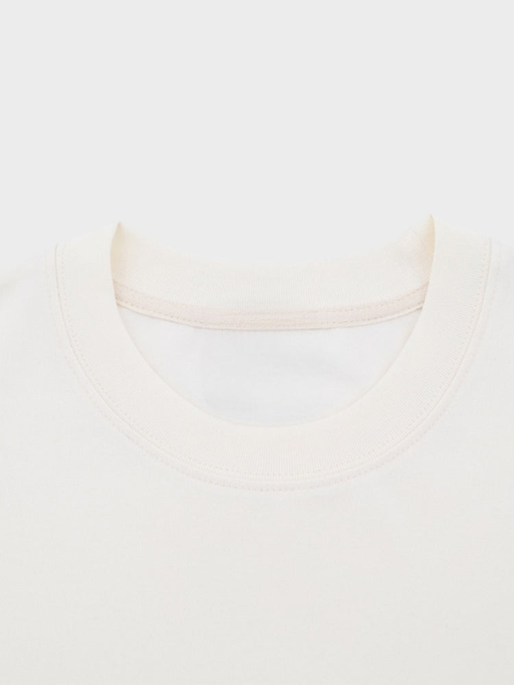 Unisex Cotton Broadcloth Crew Neck T-Shirt