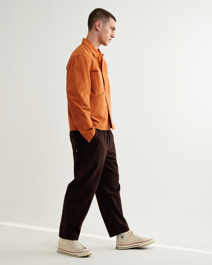 Orange Organic Cotton Ripstop Jacket