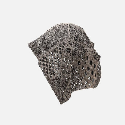 Retro Mesh Hollow Breathable Pile Bucket Hat