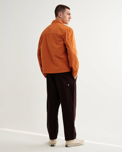 Orange Organic Cotton Ripstop Jacket