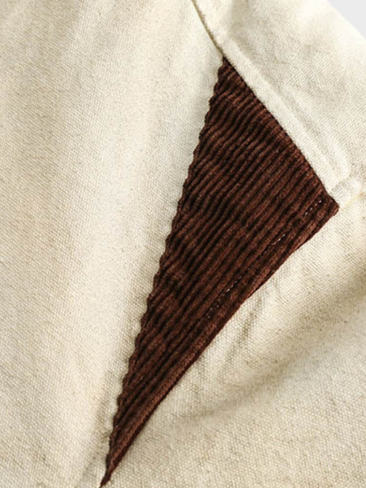 Front detail of the relaxed-fit streetwear jacket