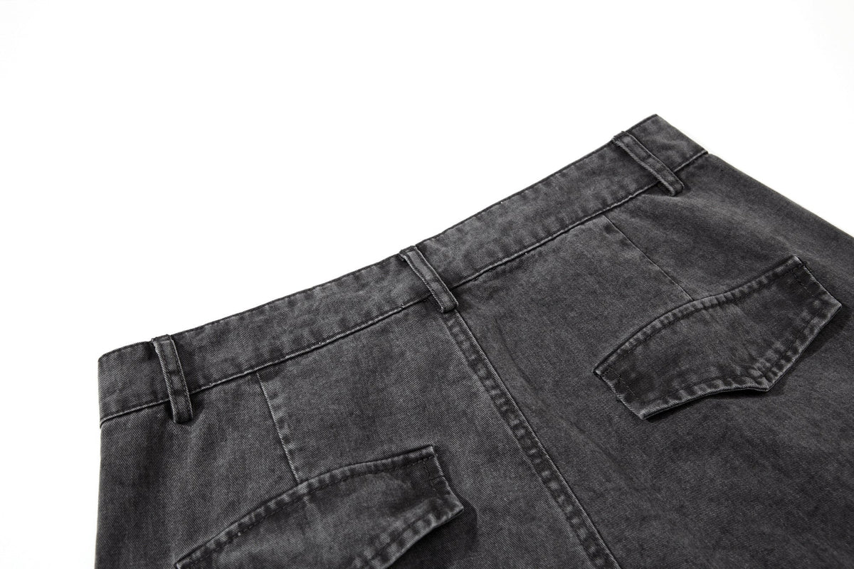 Cargo trousers displaying multiple practical utility pockets