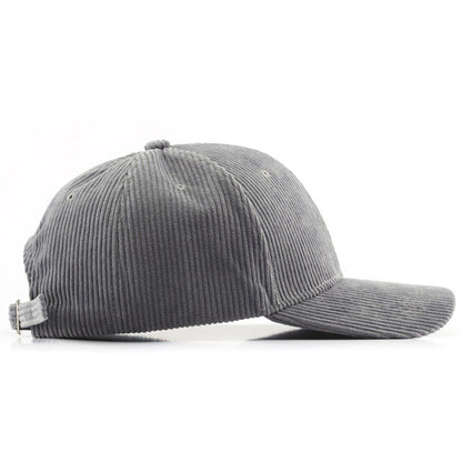 Solid Corduroy Baseball Cap