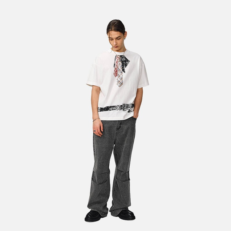 Revelse™ Layered Graphic Print Relaxed Fit T-Shirt
