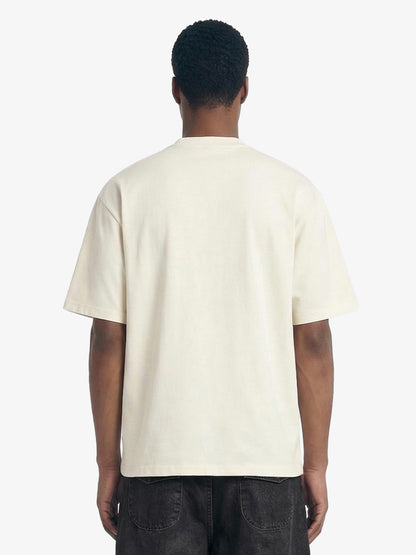 Retro Embroidered Patch Heavy Cotton T-Shirt