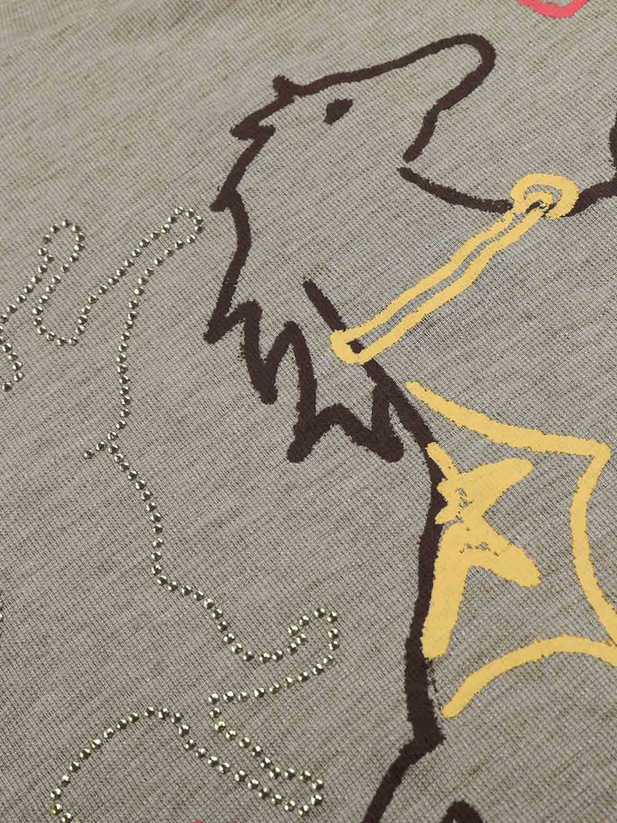Horse Graphic Print Long Sleeve Tee