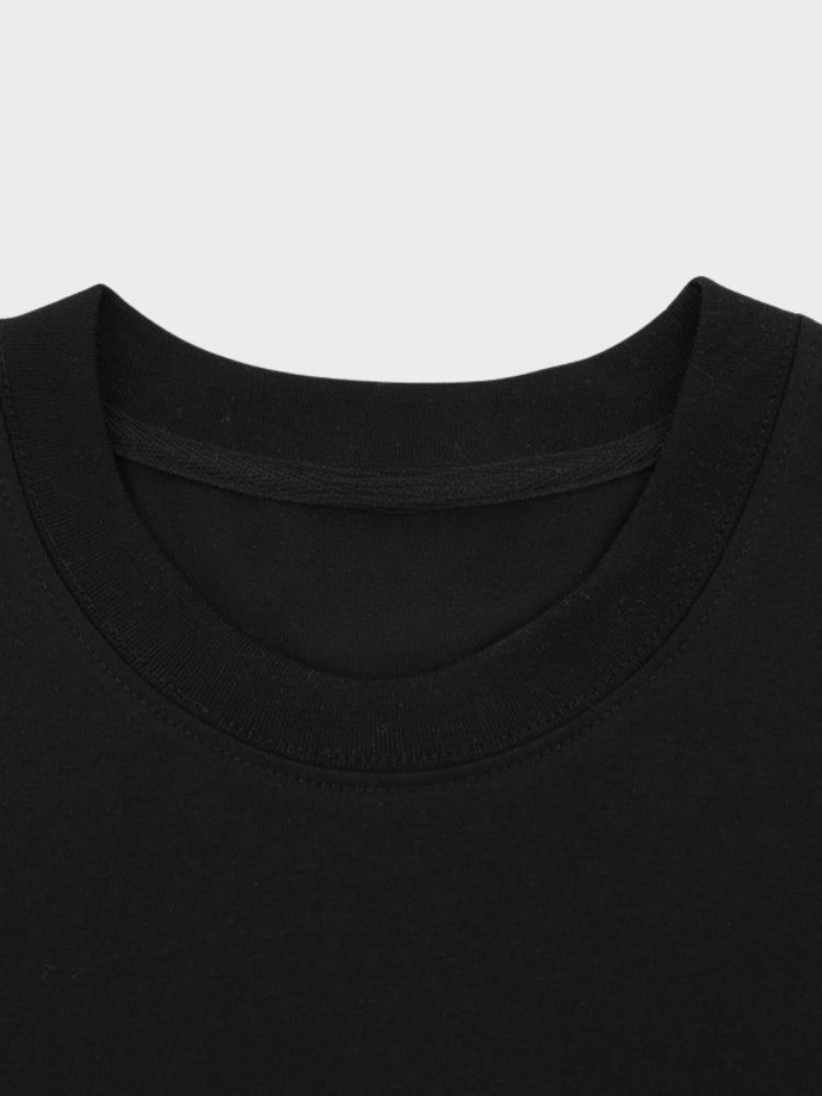 Unisex Cotton Broadcloth Crew Neck T-Shirt