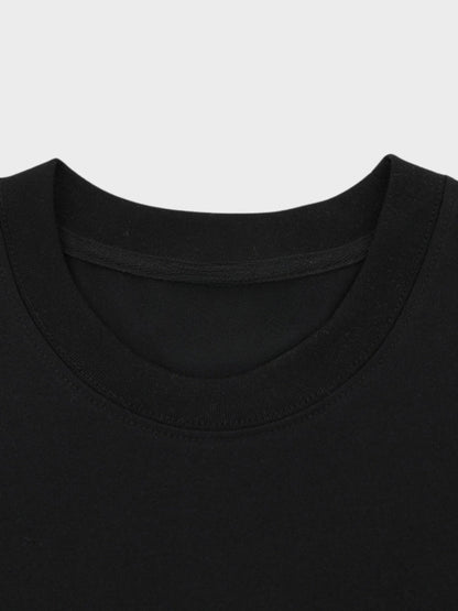 Unisex Cotton Broadcloth Crew Neck T-Shirt