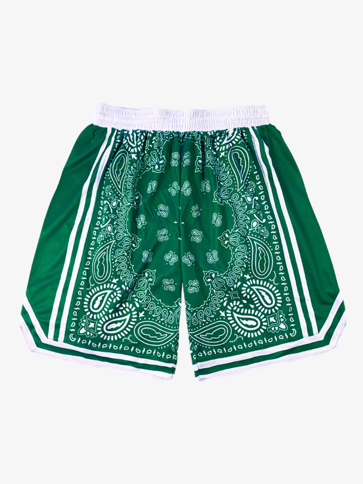 Revelse™  Paisley Print Lightweight Soccer Shorts