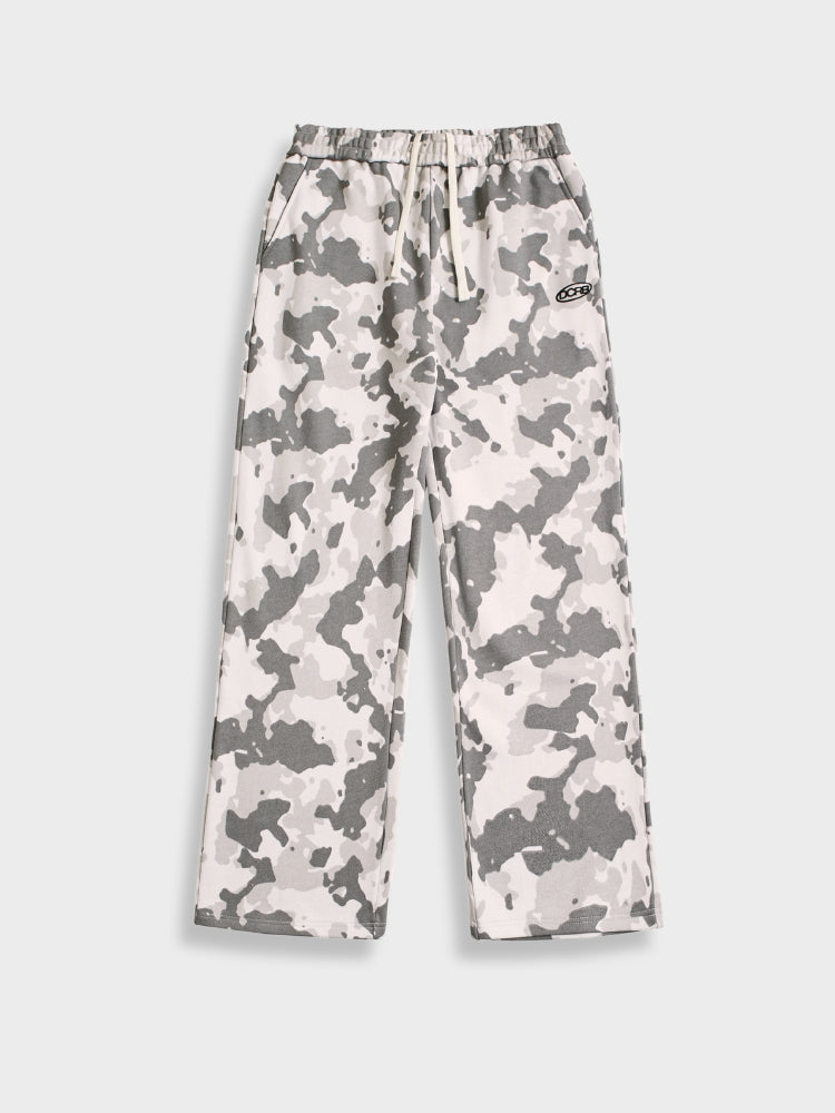 Oversized French Terry Camo Tracksuit Set