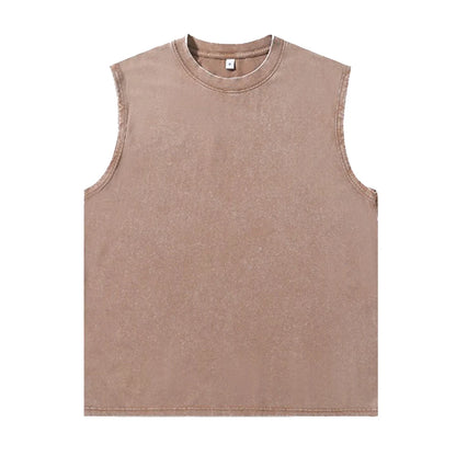 Revelse™  Men's Cotton Washed Sleeveless Tank Top
