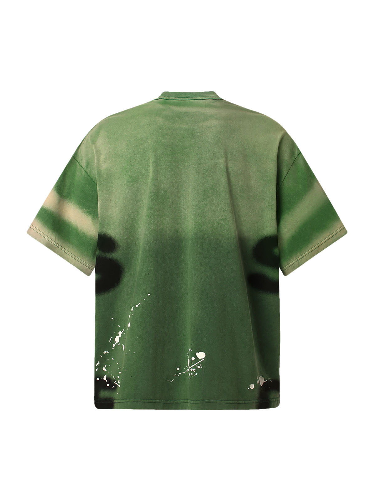 Ink Splash Letter Print T-Shirt
