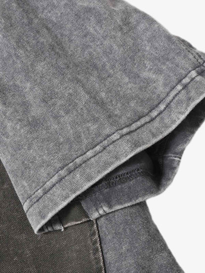 Revelse™  Panel Stitch Cotton Relaxed Fit T-Shirt