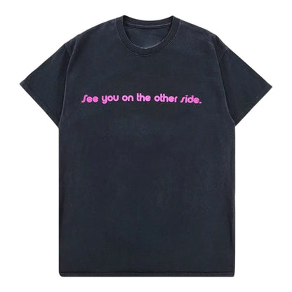 Revelse™ Astrofest Graphic Lollipop Black T-Shirt