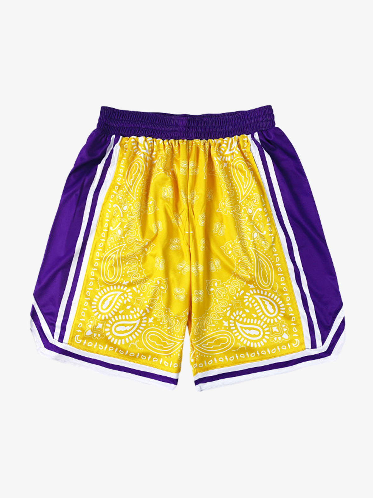 Revelse™  Paisley Print Lightweight Soccer Shorts
