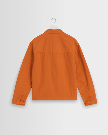 Orange Organic Cotton Ripstop Jacket