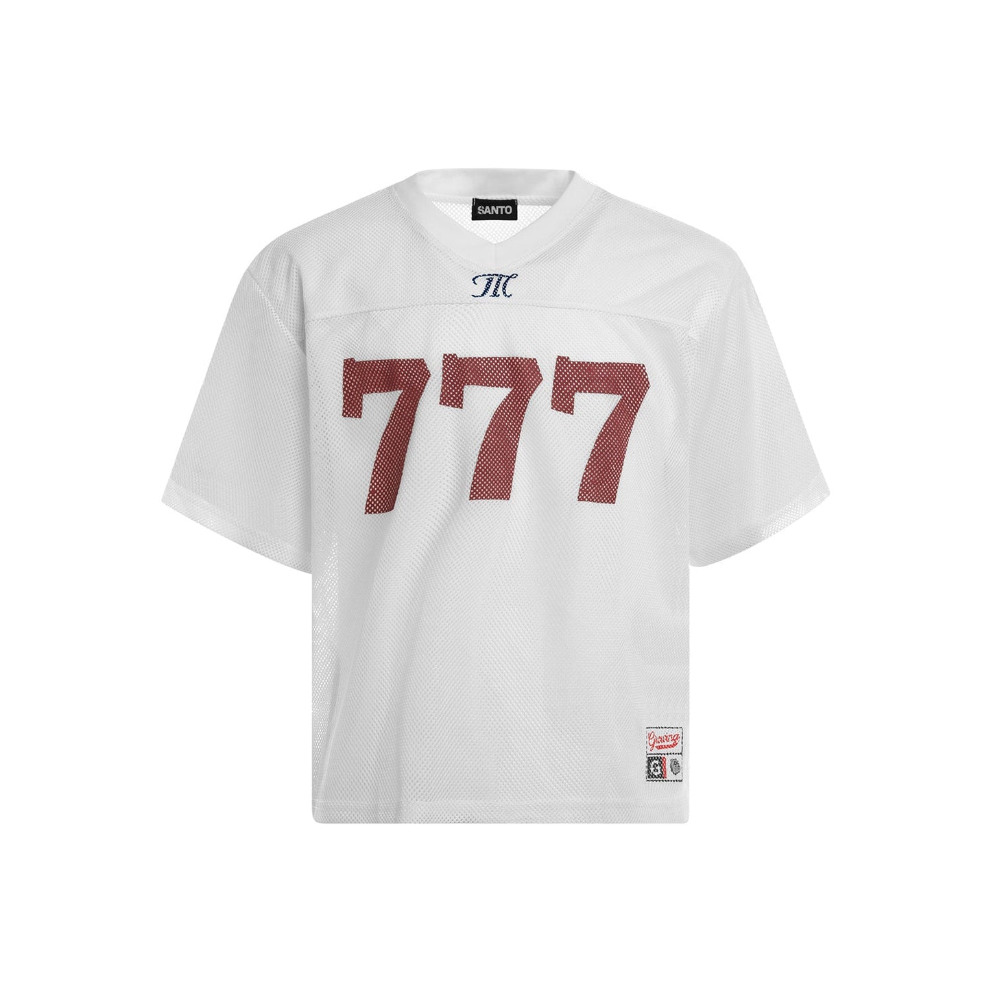 Oversized Mesh 777 Jersey Top