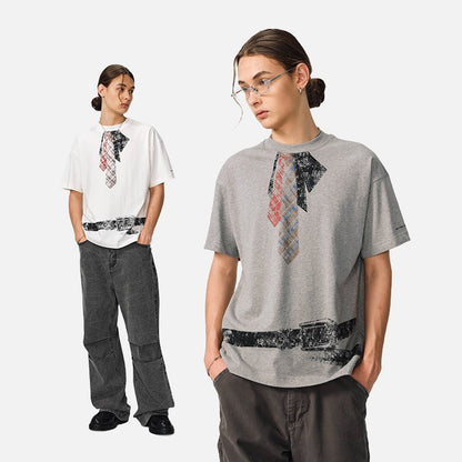 Revelse™ Layered Graphic Print Relaxed Fit T-Shirt