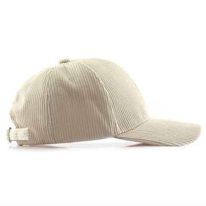 Solid Corduroy Baseball Cap