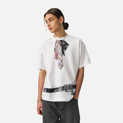 Revelse™ Layered Graphic Print Relaxed Fit T-Shirt