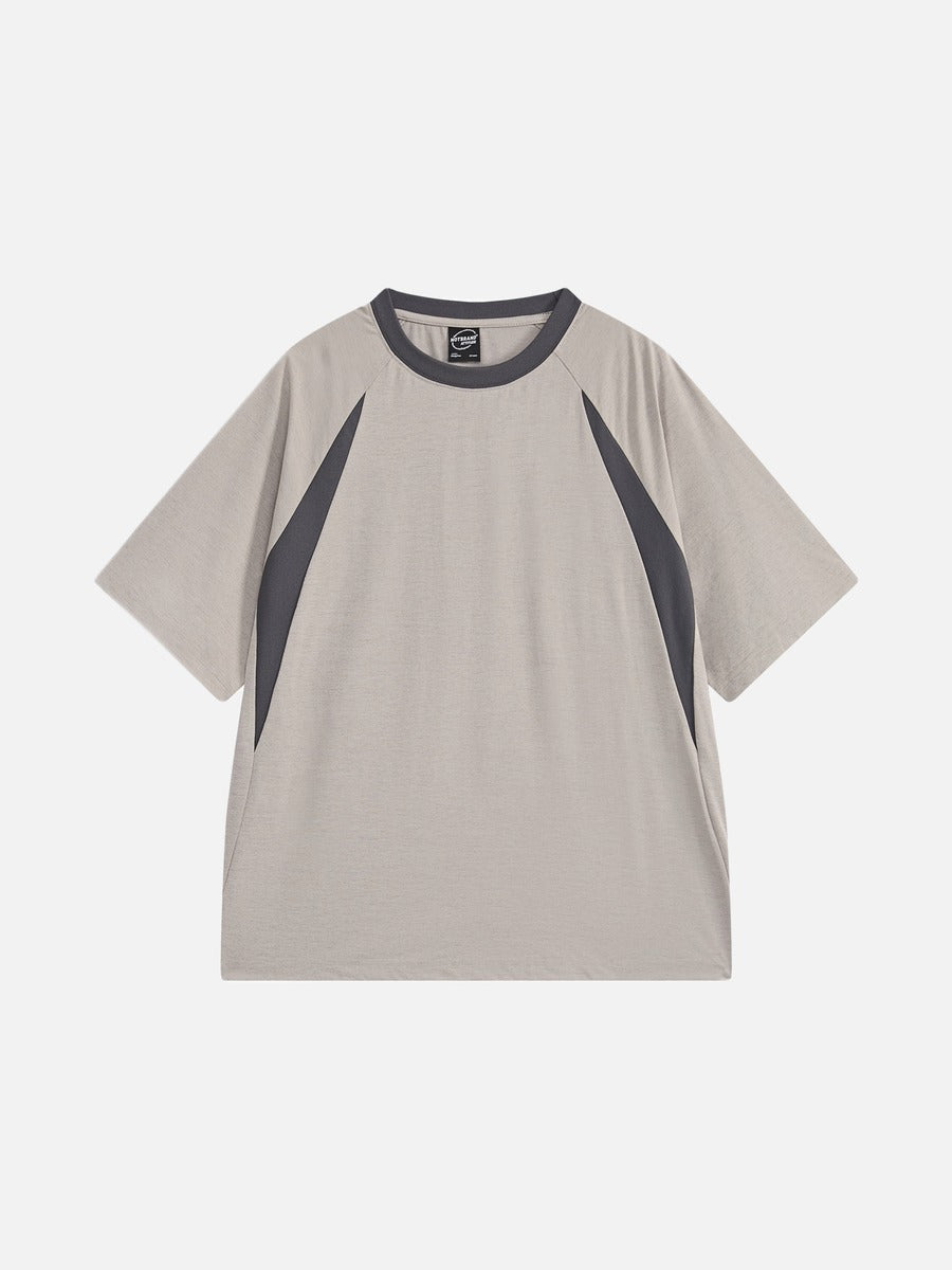 Revelse™  Contrast Raglan Graphic T-Shirt