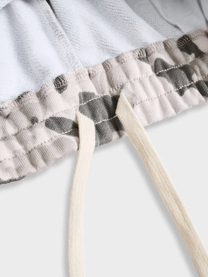Oversized French Terry Camo Tracksuit Set