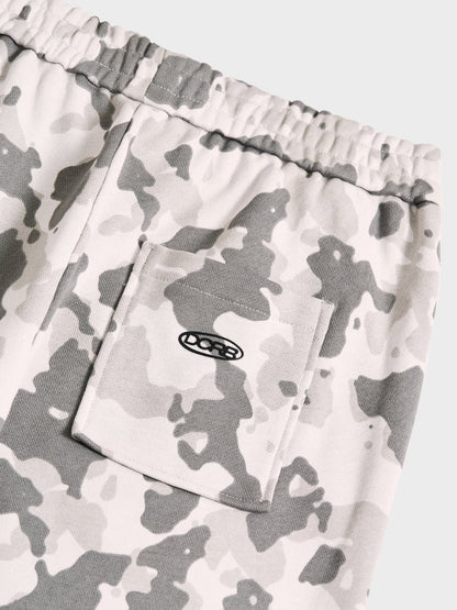 Oversized French Terry Camo Tracksuit Set