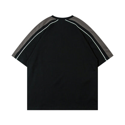 Color Block Sport Style T-Shirt