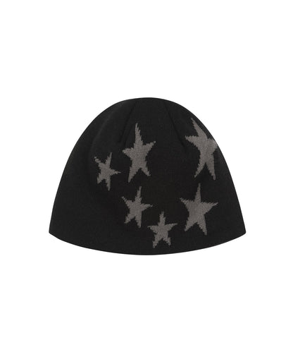 Revelse™ Monochrome Star Knit Beanie Hat