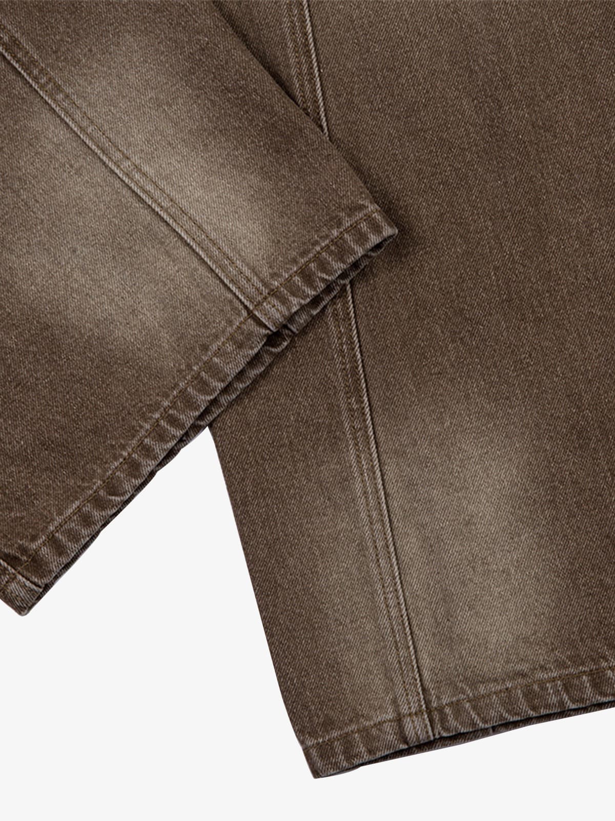 Vintage Washed Workwear Barrel Jeans