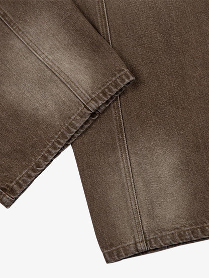 Vintage Washed Men's Workwear Barrel Jeans