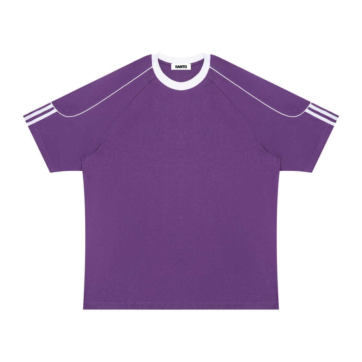 Colour Block Cotton T-Shirt