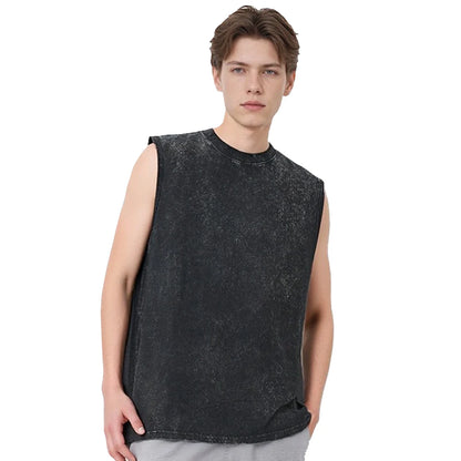 Revelse™  Men's Cotton Washed Sleeveless Tank Top