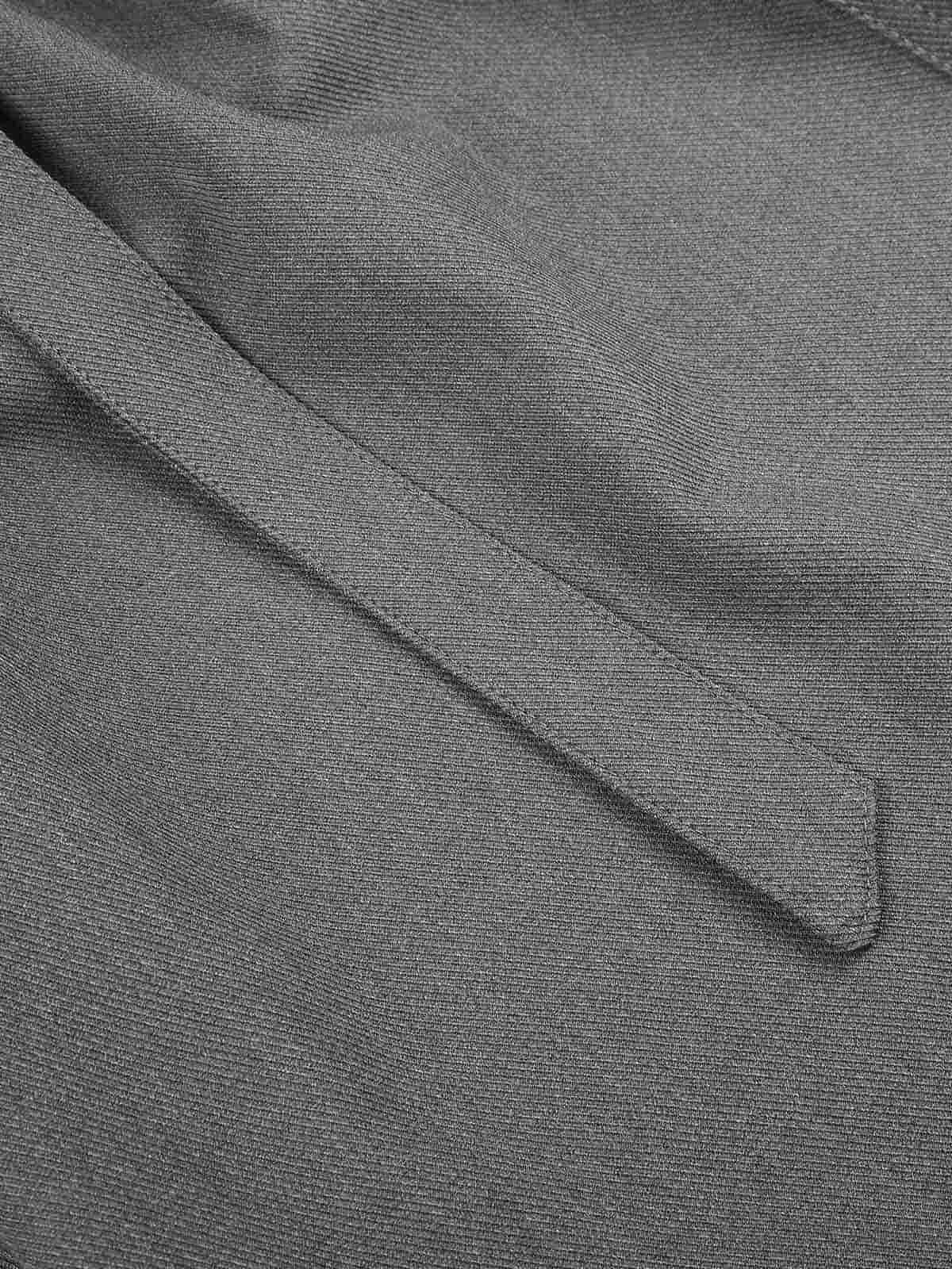 Full-length view of wide-leg casual trousers