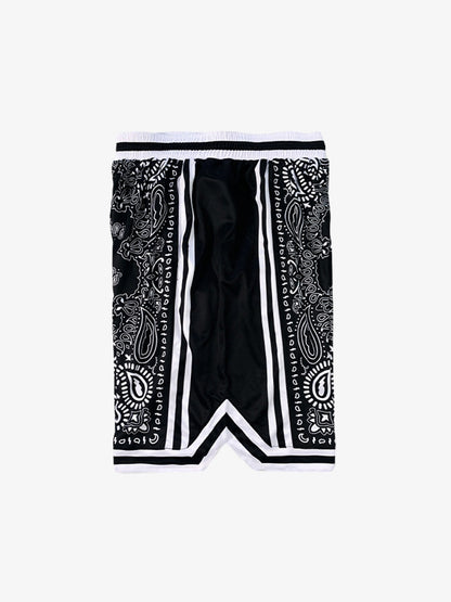 Revelse™  Paisley Print Lightweight Soccer Shorts