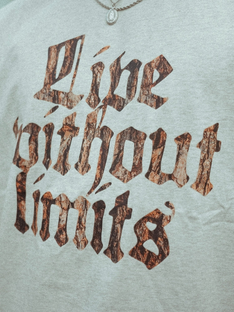 Oversized Cotton Camo Graphic T-Shirt