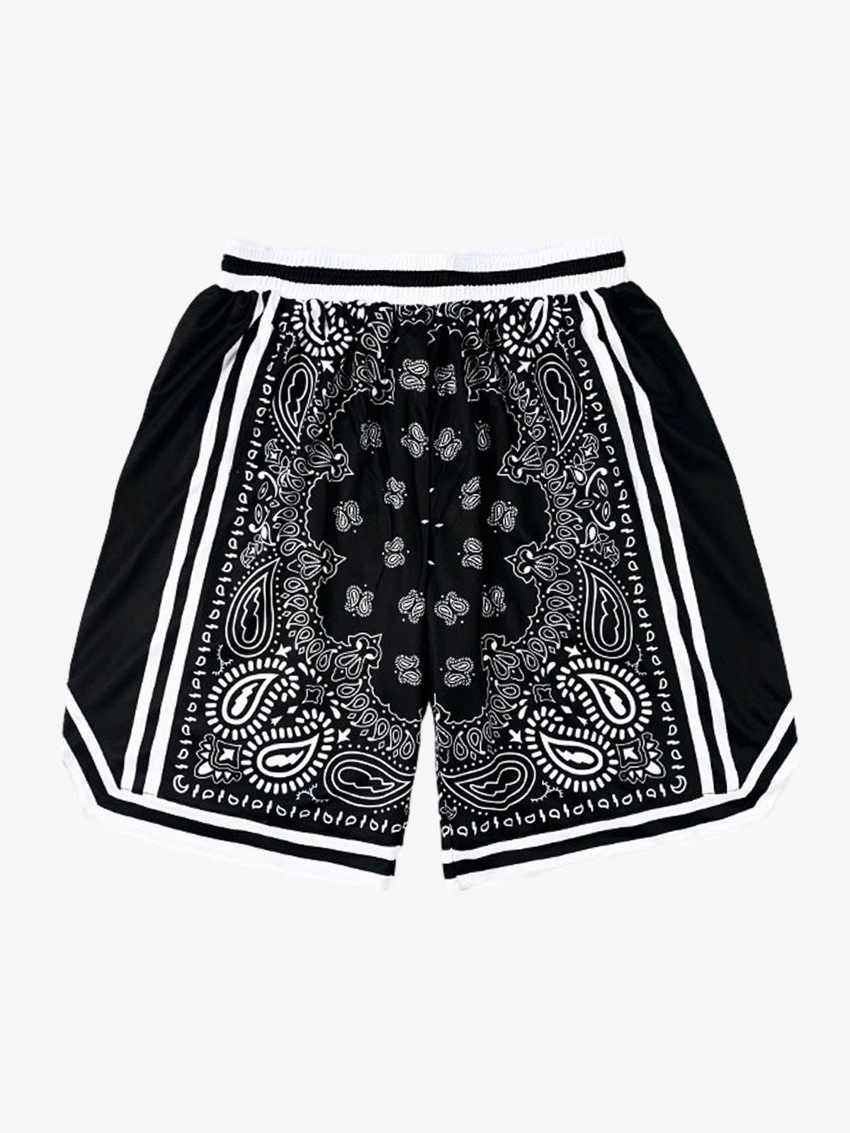 Revelse™  Paisley Print Lightweight Soccer Shorts