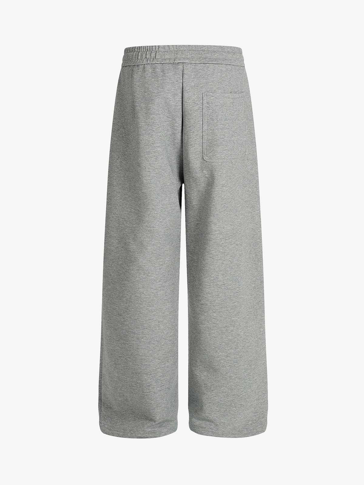 Revelse™  Wide-Leg Cotton Drawstring Sweatpants