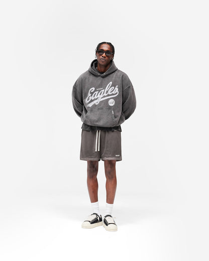 Revelse™ Vintage Grey Philadelphia Eagles Graphic Hoodie