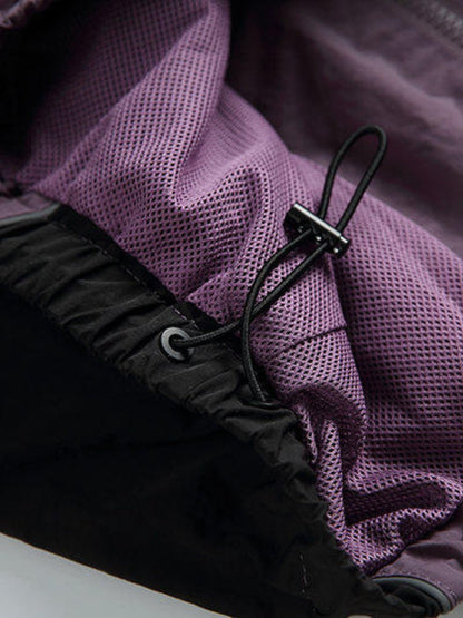 Polyester Stand Collar Track Jacket Lightweight