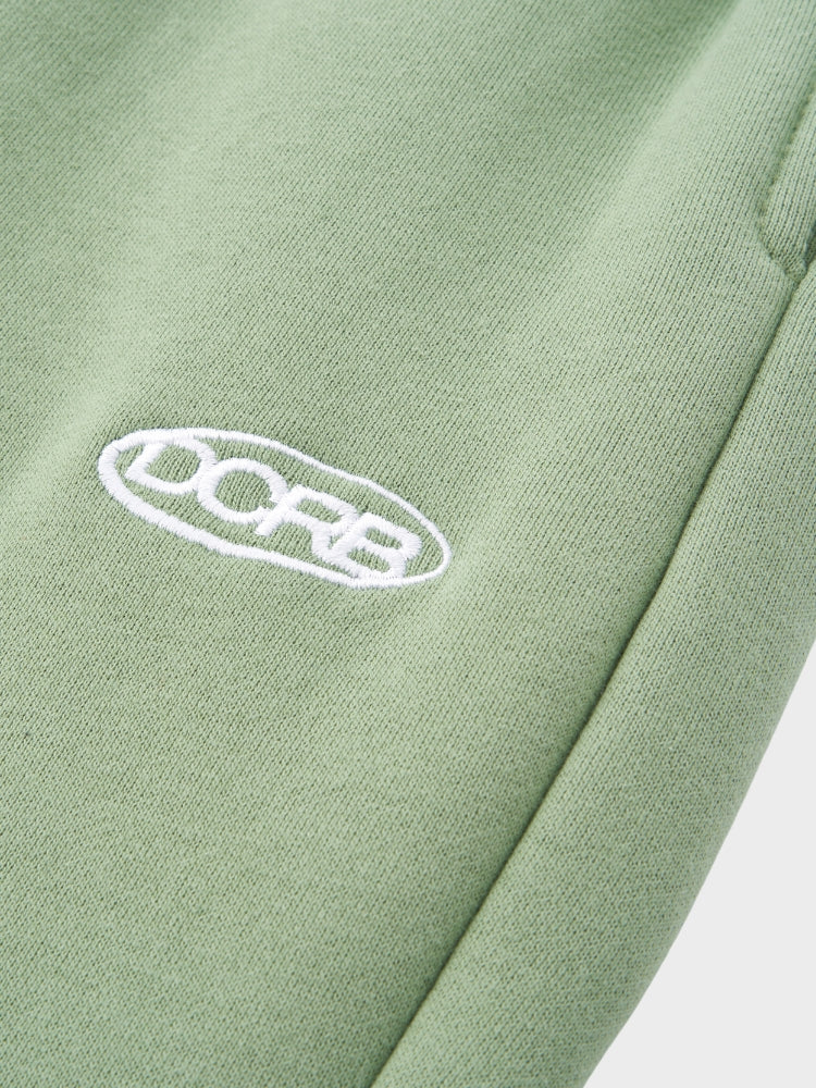 Oversized Cotton Blend Hoodie and Jogger Tracksuit Set Light Green