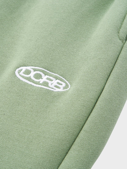 Oversized Cotton Blend Hoodie and Jogger Tracksuit Set Light Green