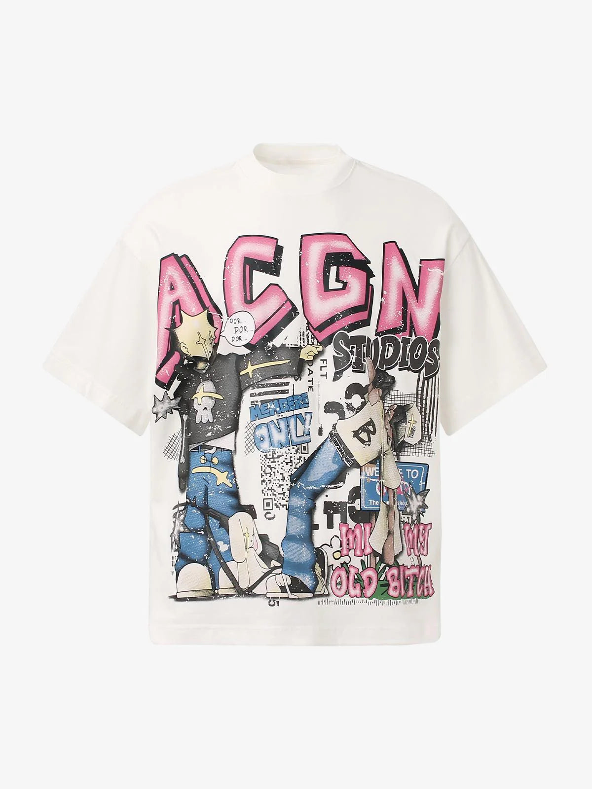 Revelse™ Graphic Print Cotton T-Shirt