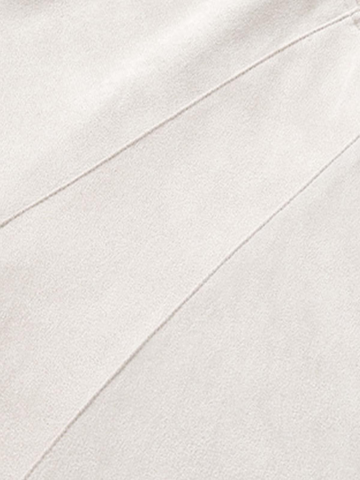 Suede Panel Raglan Sleeve T-Shirt