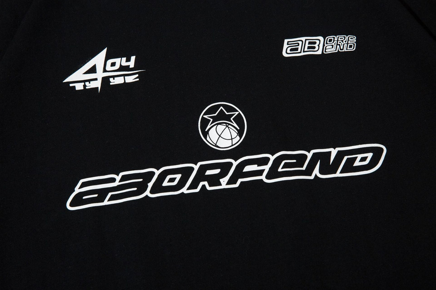 Oversized Varsity Racing Graphic T-Shirt