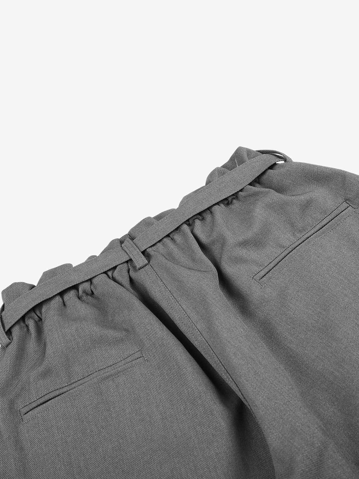 Tailored printed trousers with a comfortable elastic waist