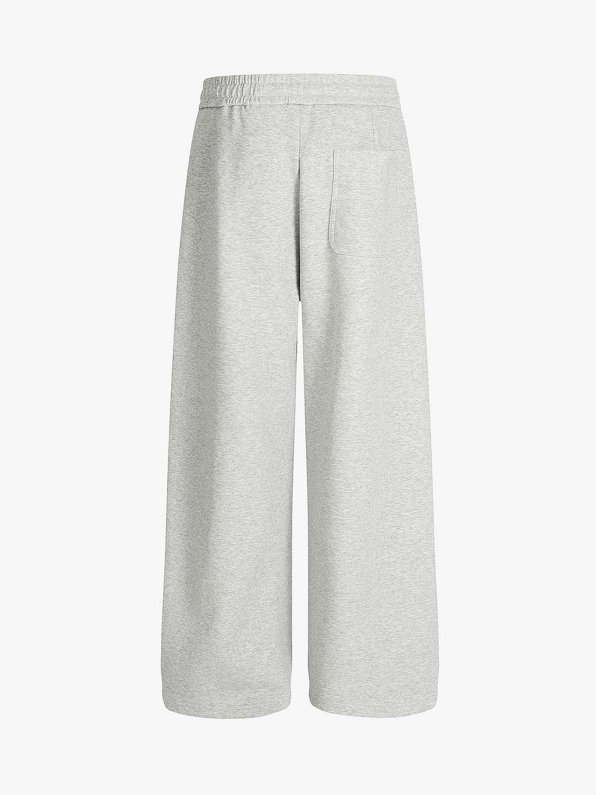 Revelse™  Wide-Leg Cotton Drawstring Sweatpants