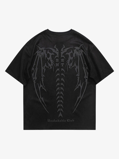Vintage Skeleton Graphic T-Shirt