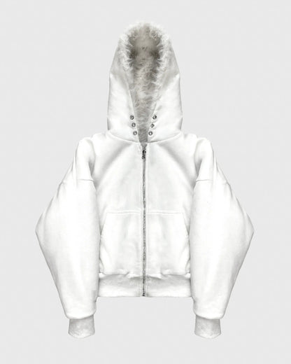 Revelse™️ Yeti Fut Reversible Zip Hoodie