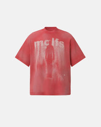 Red Spray Print